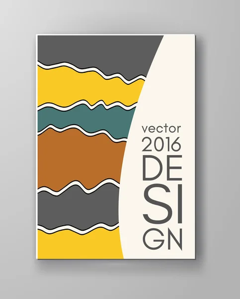 Plantillas de diseño abstracto . — Vector de stock