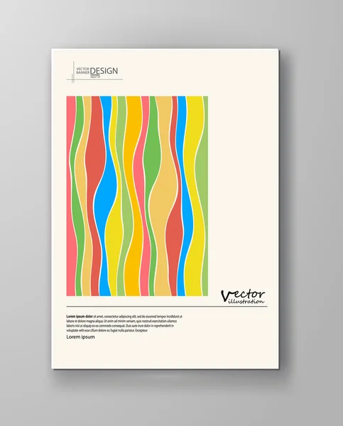 Abstrakt designmallar. — Stock vektor