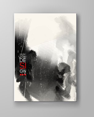 Soyut Rorchar arka plan.