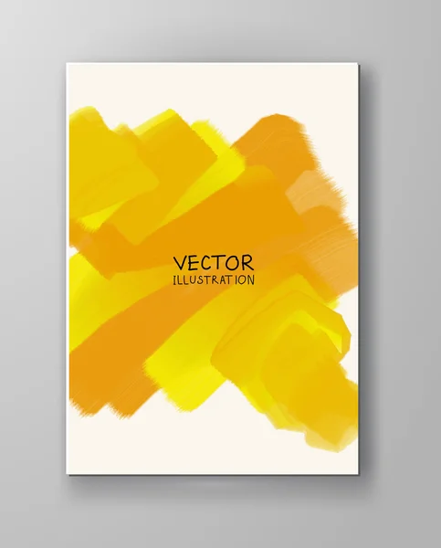 Abstrakte Hintergrund gelbe Farbe. — Stockvektor