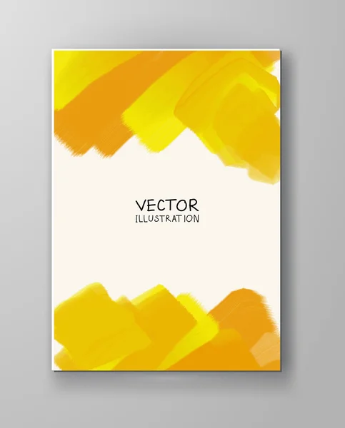 Absztrakt háttér sárga szín. — Stock Vector