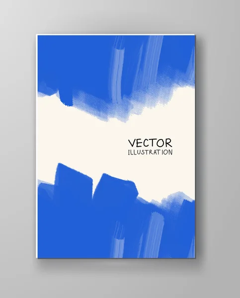 Abstrakte Hintergrundfarbe blau. — Stockvektor