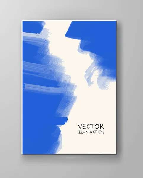 抽象的な背景が青の色. — ストックベクタ