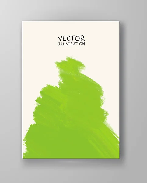 Abstrakte Hintergrund grüne Farbe. — Stockvektor