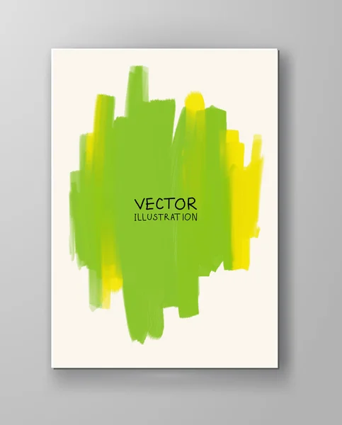 Fondo abstracto color verde . — Vector de stock