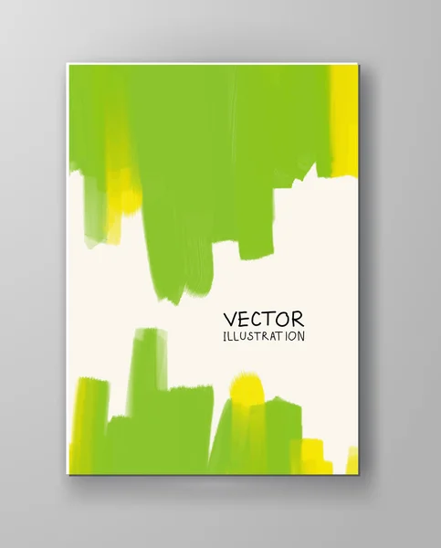 Fond abstrait couleur verte . — Image vectorielle
