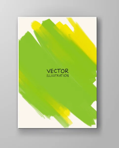 抽象的な背景が緑の色. — ストックベクタ