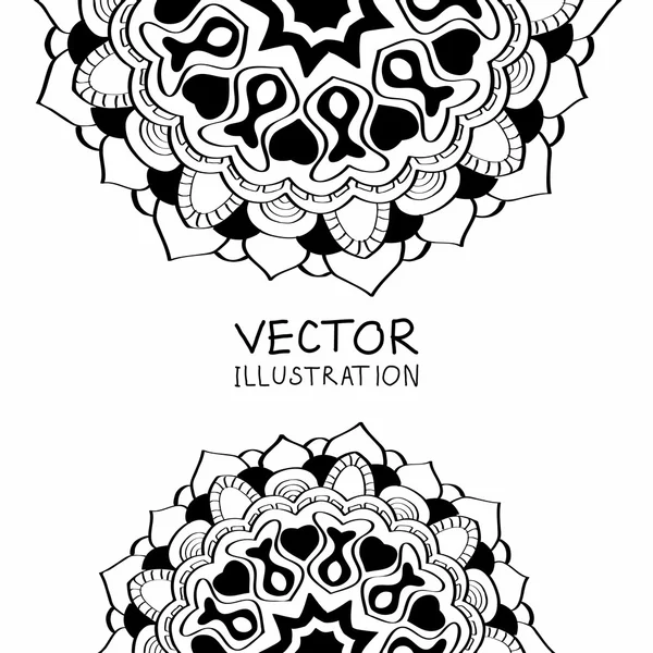 Mandala. Decoración vectorial abstracta . — Vector de stock