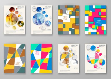 Dizi soyut tasarım şablonu.