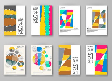 Dizi soyut tasarım şablonu.