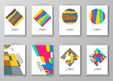 Dizi soyut tasarım şablonu.