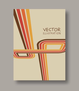 Broşür renkli çizgili