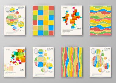 Dizi soyut tasarım şablonu.