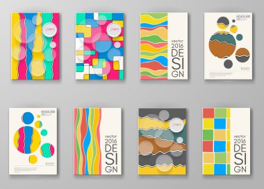 Dizi soyut tasarım şablonu.