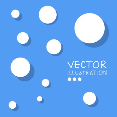 Daire modern iş tasarım şablonu.