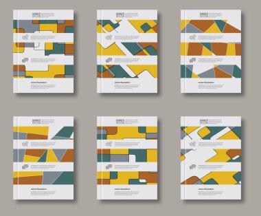 Soyut tasarım şablonları.