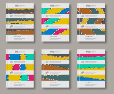 Soyut tasarım şablonları.