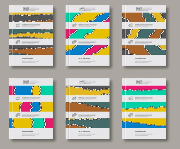 Soyut tasarım şablonları.