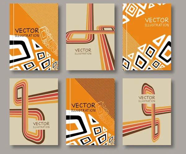 Texturas de línea de patrón étnico abstracto . — Vector de stock