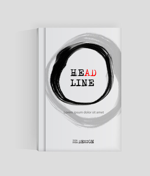 Black abstract design.