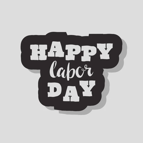 Happy Labour s day inscription. — Stock Vector