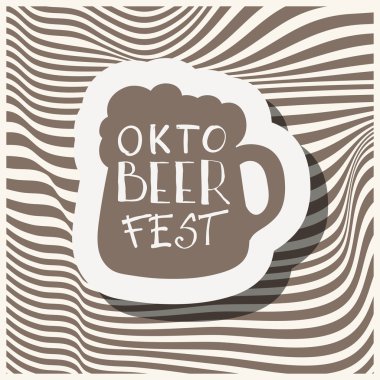 Octoberfest. Tatil vektör çizim