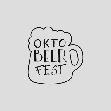 Octoberfest. Tatil vektör çizim