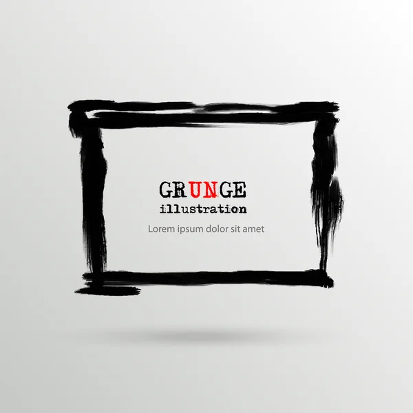 Grunge abstraite dessinée à la main . — Image vectorielle