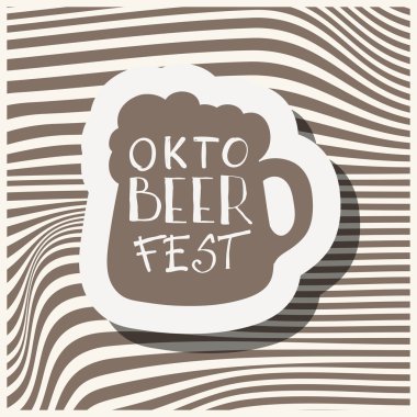 Octoberfest. Tatil vektör çizim