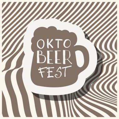 Octoberfest. Tatil vektör çizim