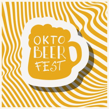 retro tarzı bira etiket.