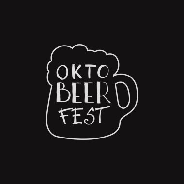 Octoberfest. Tatil vektör çizim