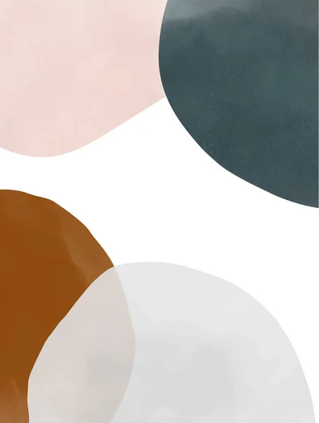 ベクトル抽象美術の背景 水彩の質感 現代的なベクトルアート壁紙装飾 概要図 — ストックベクタ