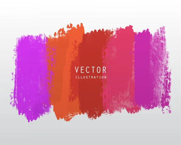 Vector Illustration Grunge Stil Farbe Farbig Leere Streifen Banner — Stockvektor