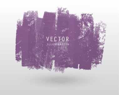 Vektör illüstrasyon grunge fırça stili boya renkli boş afiş. Soyut tasarım ögesi.