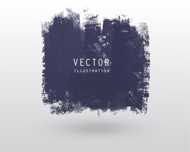 Vektör illüstrasyon grunge fırça stili boya renkli boş afiş. Soyut tasarım ögesi.