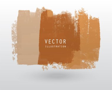 Vektör illüstrasyon grunge fırça stili boya renkli boş afiş. Soyut tasarım ögesi.