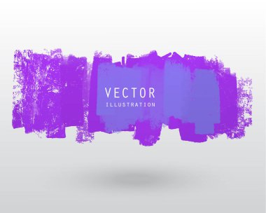 Vektör illüstrasyon grunge fırça stili boya renkli boş afiş. Soyut tasarım ögesi.