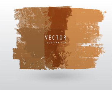 Vektör illüstrasyon grunge fırça stili boya renkli boş afiş. Soyut tasarım ögesi.