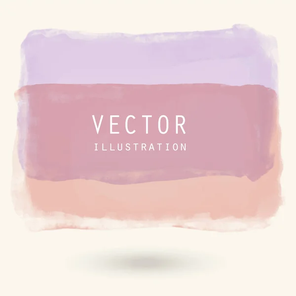 Abstraktes Vektor Aquarell Banner Pinselstriche Auf Weißem Hintergrund Kunstillustration Für — Stockvektor