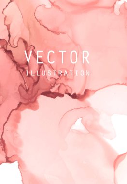 Alkol mürekkebi vektör dokusu. Akışkan mürekkep soyut arkaplan.