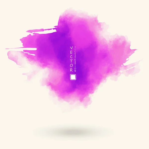 Elemento Aquarela Rosa Abstrato Para Web Design Ilustração Vetorial —  Vetores de Stock