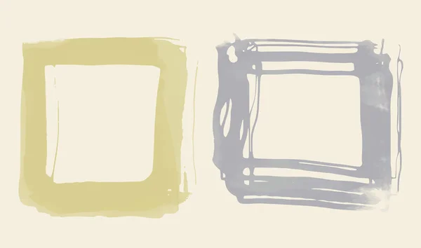 Akvarel Nastaven Abstraktní Stylové Akvarel Pozadí Vektorová Ilustrace — Stockový vektor