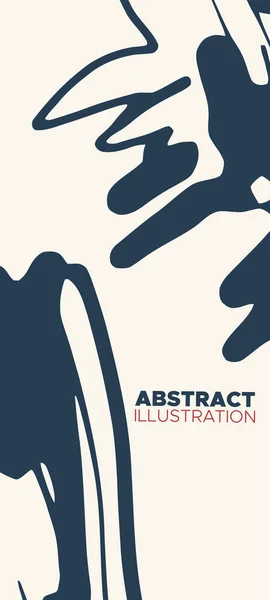 Kartu Kreatif Universal Artistik Tekstur Gambar Tangan Gaya Jepang Desain - Stok Vektor