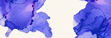 Alkol mürekkebi vektör dokusu pankartı. Akışkan mürekkep soyut arkaplan. Tasarımınız için sanat öğesi çizimi.