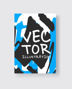 Sanatsal yaratıcı evrensel kartlar. El yapımı kumaşlar. Poster, kart, pankart, broşür, broşür, ilanlar için tasarım.