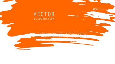 Grunge efektli soyut mürekkep fırçası afişleri. Japon tarzı. Vektör illüstrasyonu