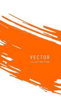 Grunge efektli soyut mürekkep fırçası afişleri. Japon tarzı. Vektör illüstrasyonu