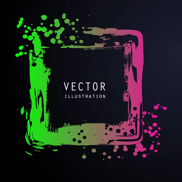 Vector Splats Πιτσιλιές Και Κηλίδες Διαβάθμισης Χρώμα Μελάνι Διάφορα Σχήματα — Διανυσματικό Αρχείο