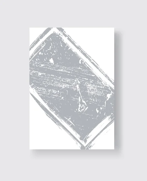 Абстрактні Банери Чорнильних Пензлів Ефектом Гранж Векторні Ілюстрації — стоковий вектор
